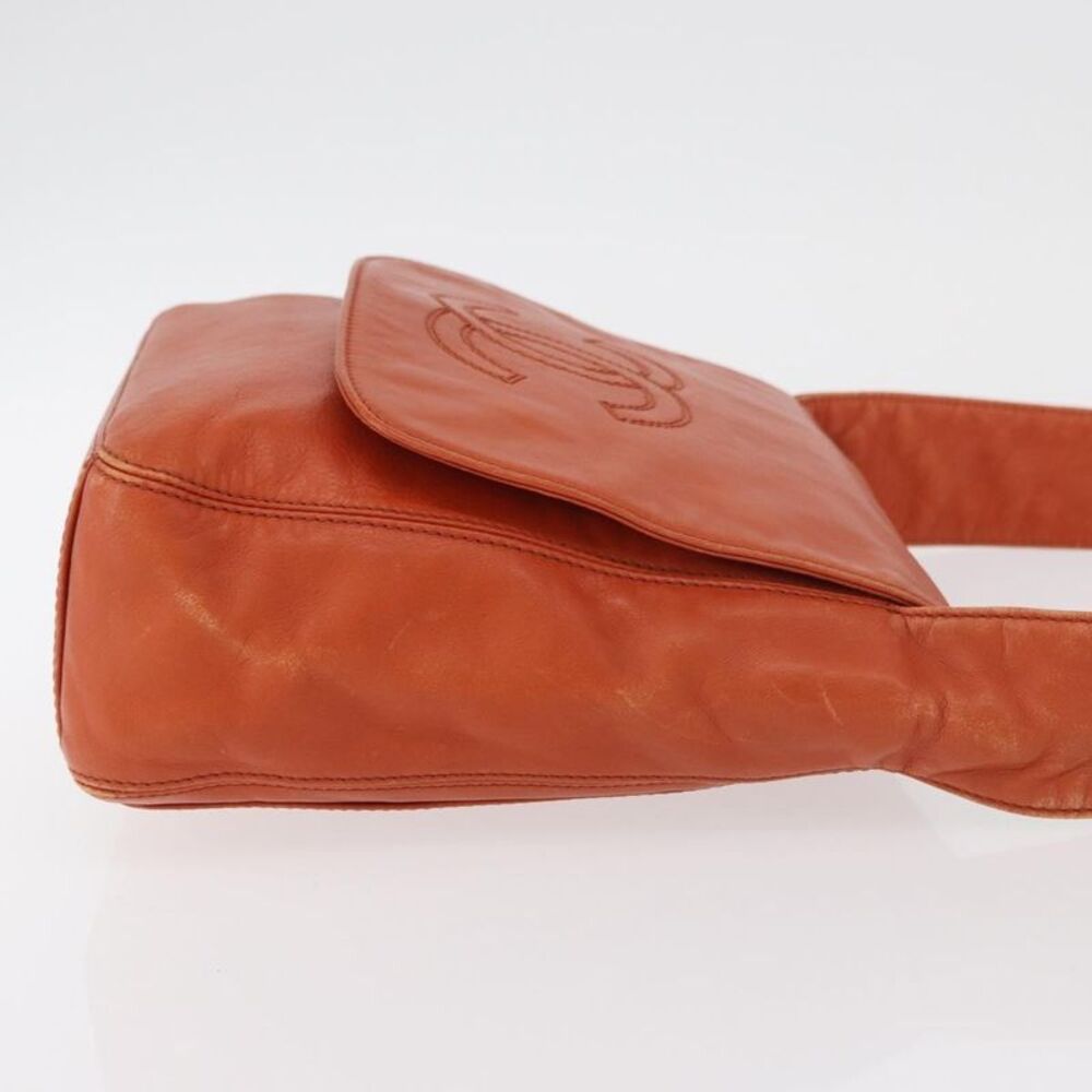 Chanel Shoulder Bag Suede Patchwork Orange Leather Handbag - Picture 3 of 16